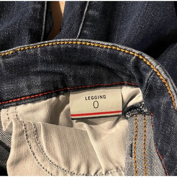 TOMMY HILFIGER Vintage Skinny Jeans Leggings Stretch Dark Wash Sz 0 - Picture 6 of 6